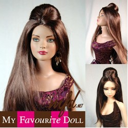 London Wig Brunette Black 7-8